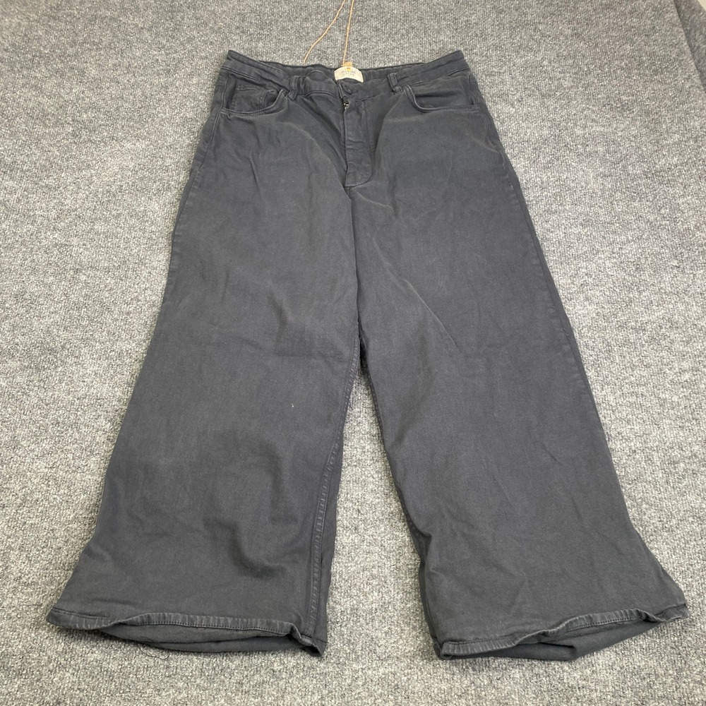 Marine Layer Kids Wide Leg Charcoal Gray Pants Style 18580 Size 14